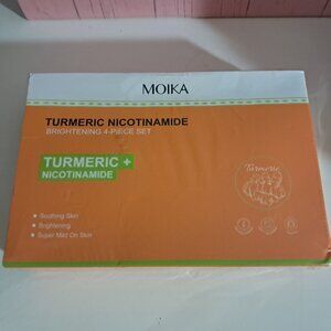 MOIKA Turmeric and Nicotinamide  4 Piece Brightening Set NIB
